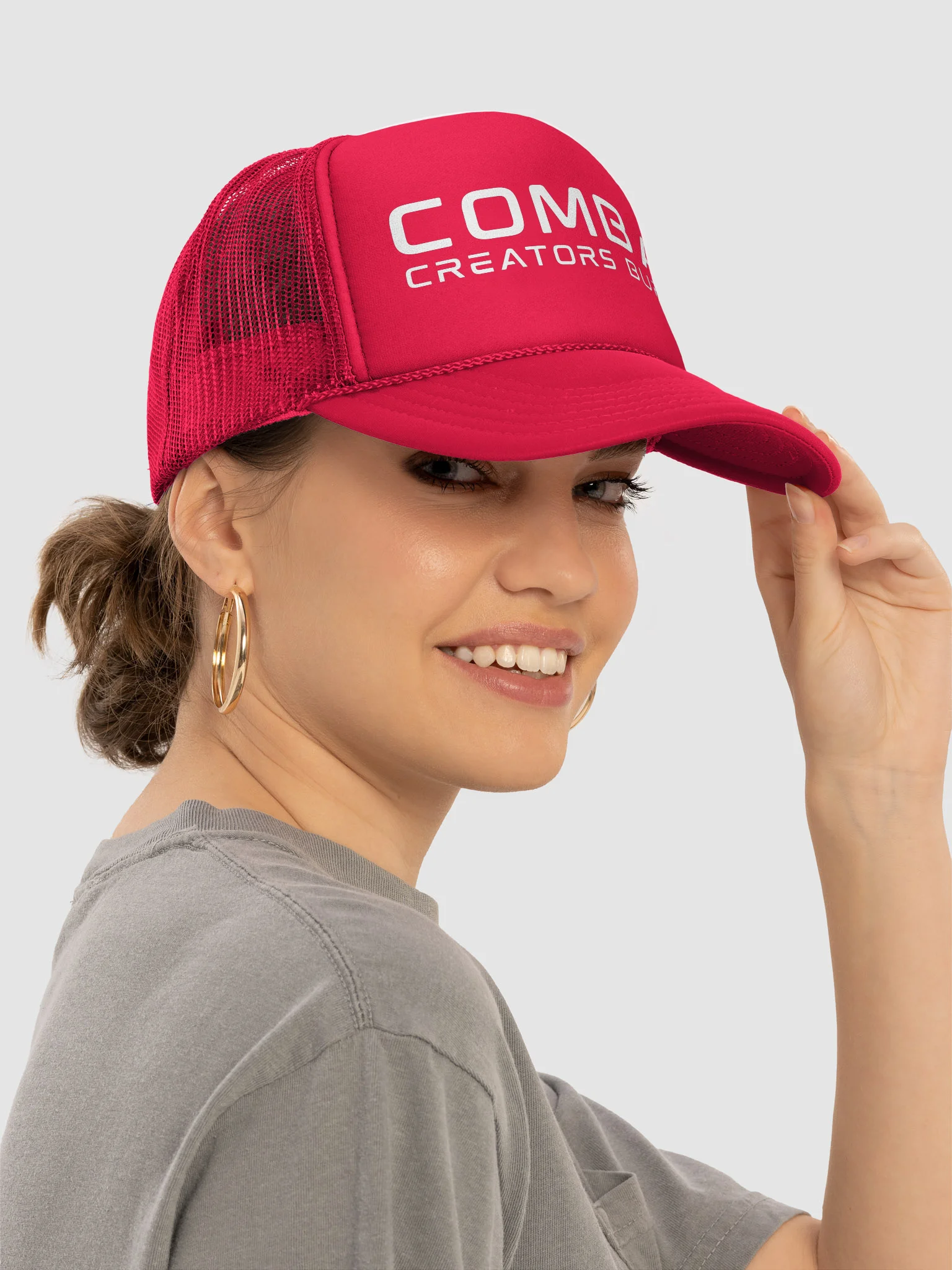 Combat Creators Bureau Foam Trucker Hat product image (7)