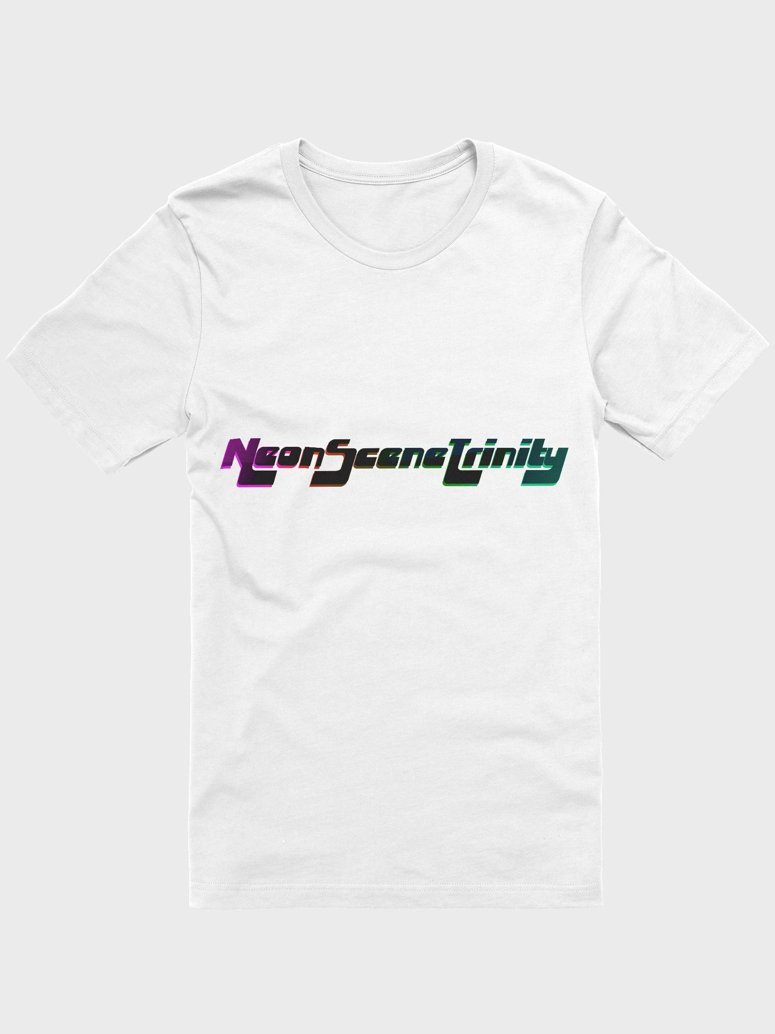 Neon Scene Trinity Logo Tee (White) product image (1)