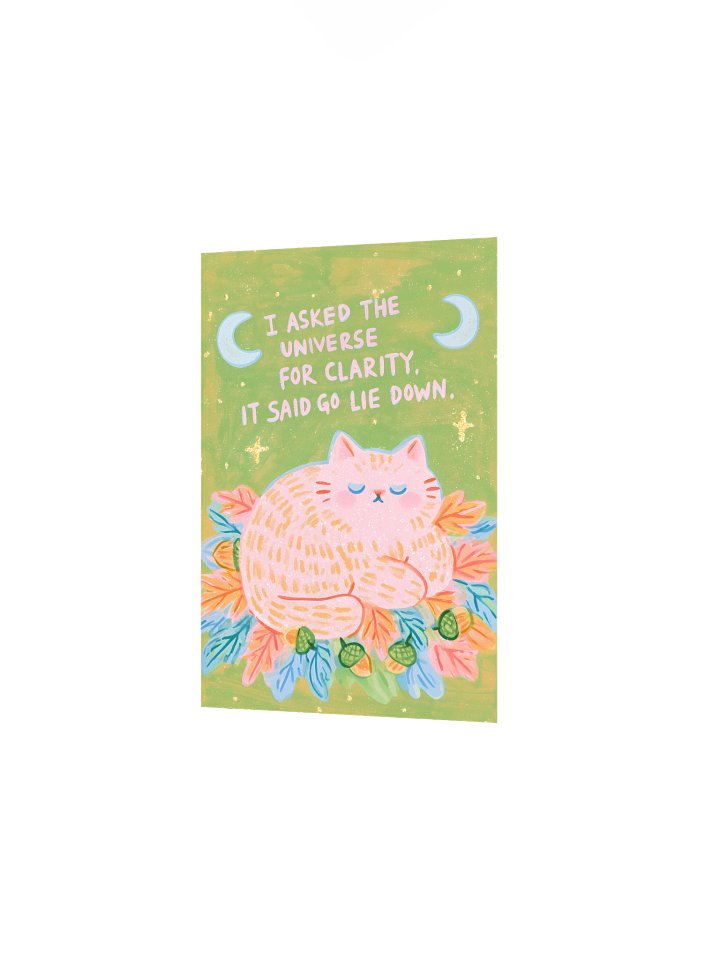 Go Lie Down Cat Poster product image (10)