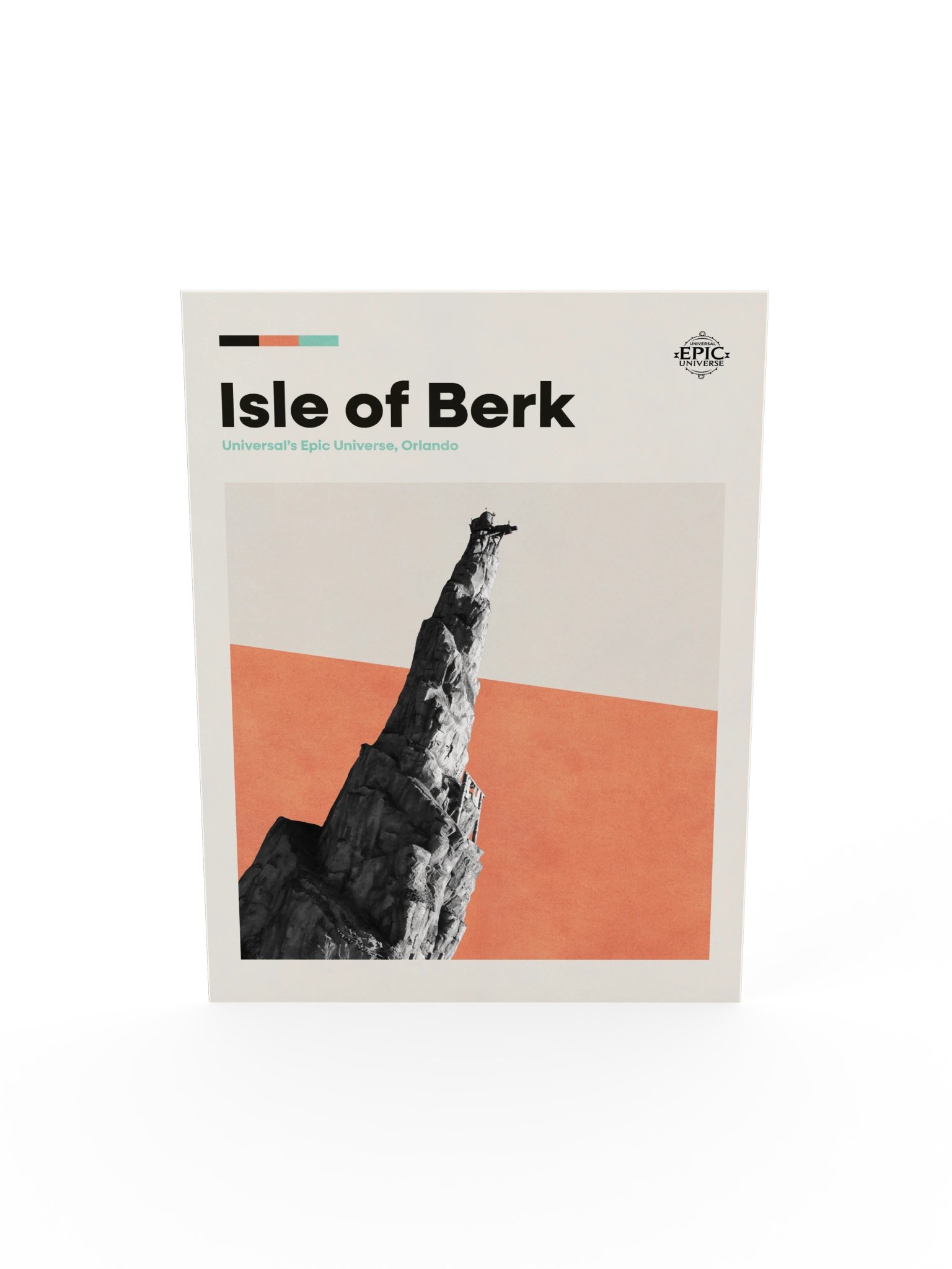Isle of Berk Mid-Century Modern Poster product image (6)