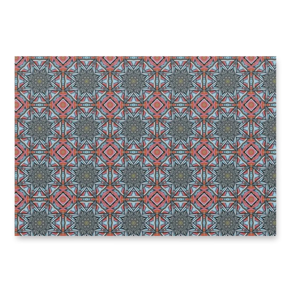 Bike Kaleidoscope Pattern WRAPPING PAPER product image (2)