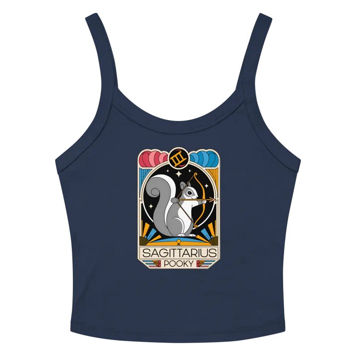 Zodiac Squirrel Women's Tank Top sagitarius product image (2)