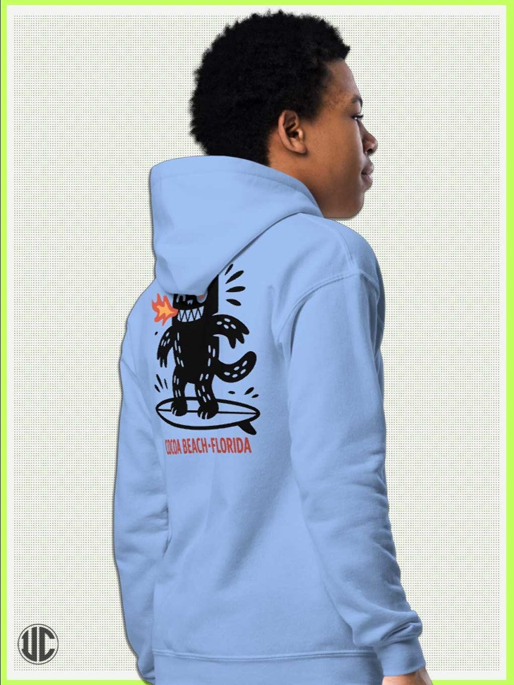 Kids Hoodie | Cocoa Beach | Surfer Hoodie product image (4)