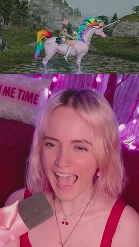 Alsvid the new rainbow-haired unicorn mount!
#finalfantasy #ff14 #ffxiv #gamergirl #gaming #livestream #unicorn