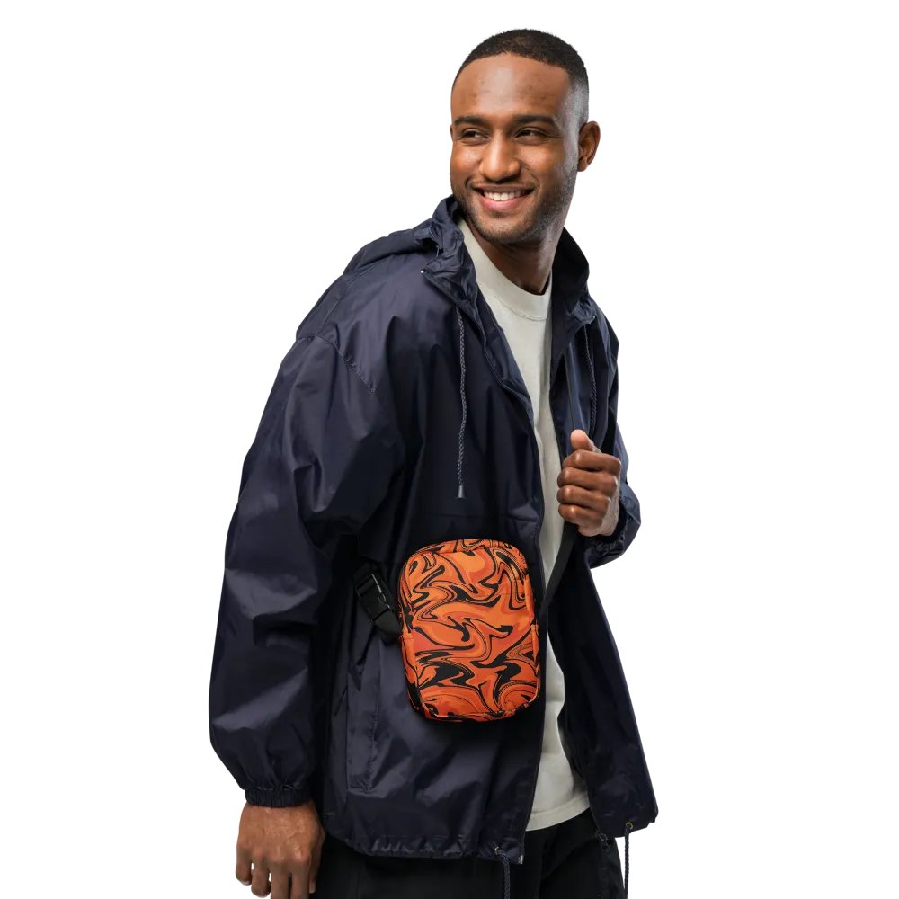 Orange Swirl Utility Crossbody Bag product image (12)