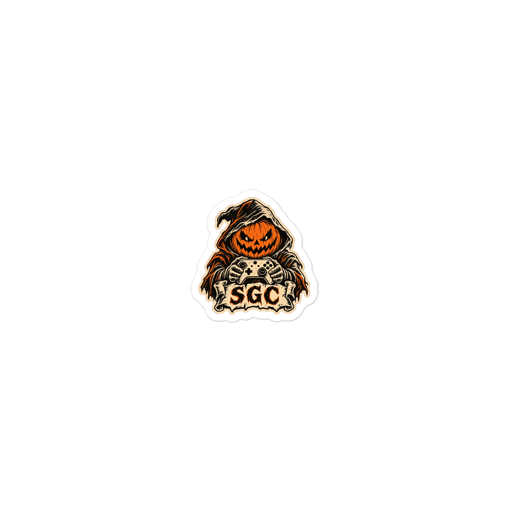 SGC Spooktober 2026: Dead Serious Gamer Sticker. product image (1)