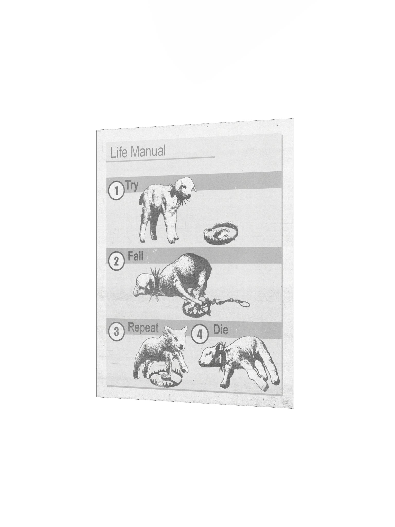 LIFE MANUAL POSTER product image (3)