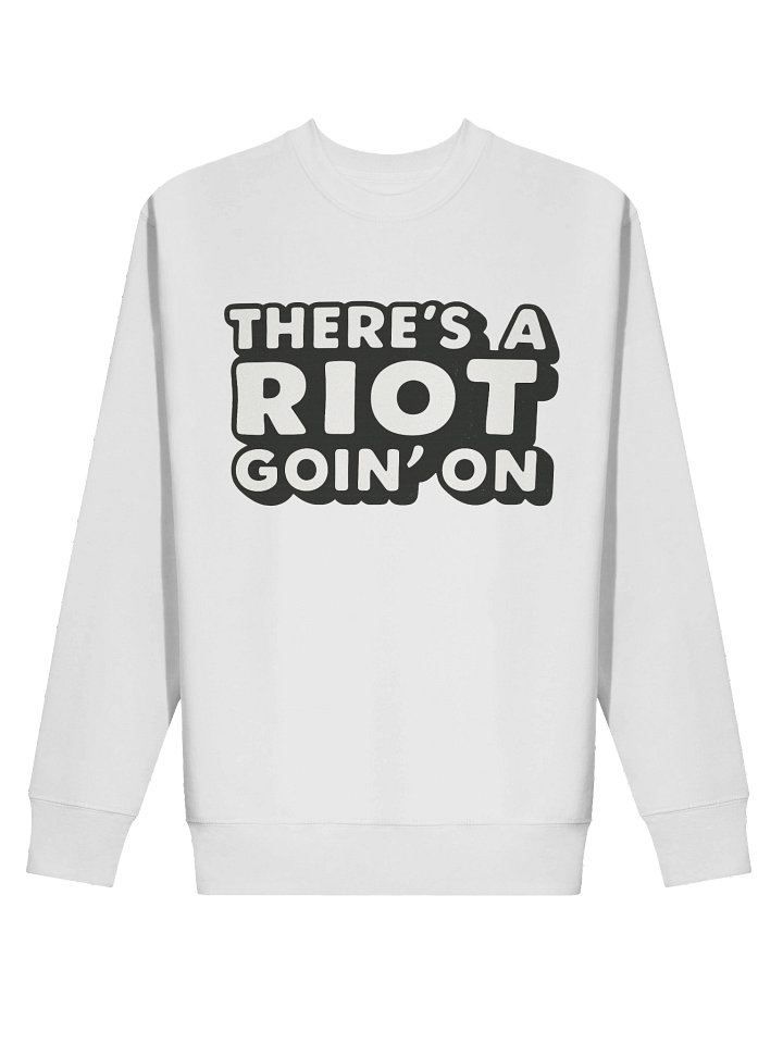 TERE’S A RIOT GOIN’ON – Black & White Typography product image (2)