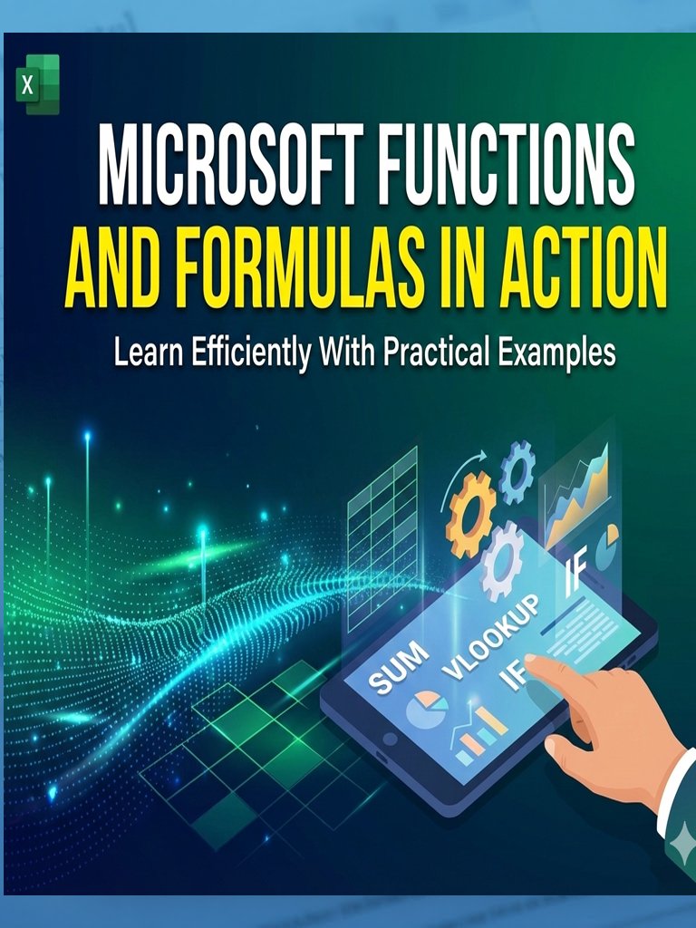 Microsoft Functions And Formulas In Action: Learn Efficiently With Practical Examples - eBook product image (1)