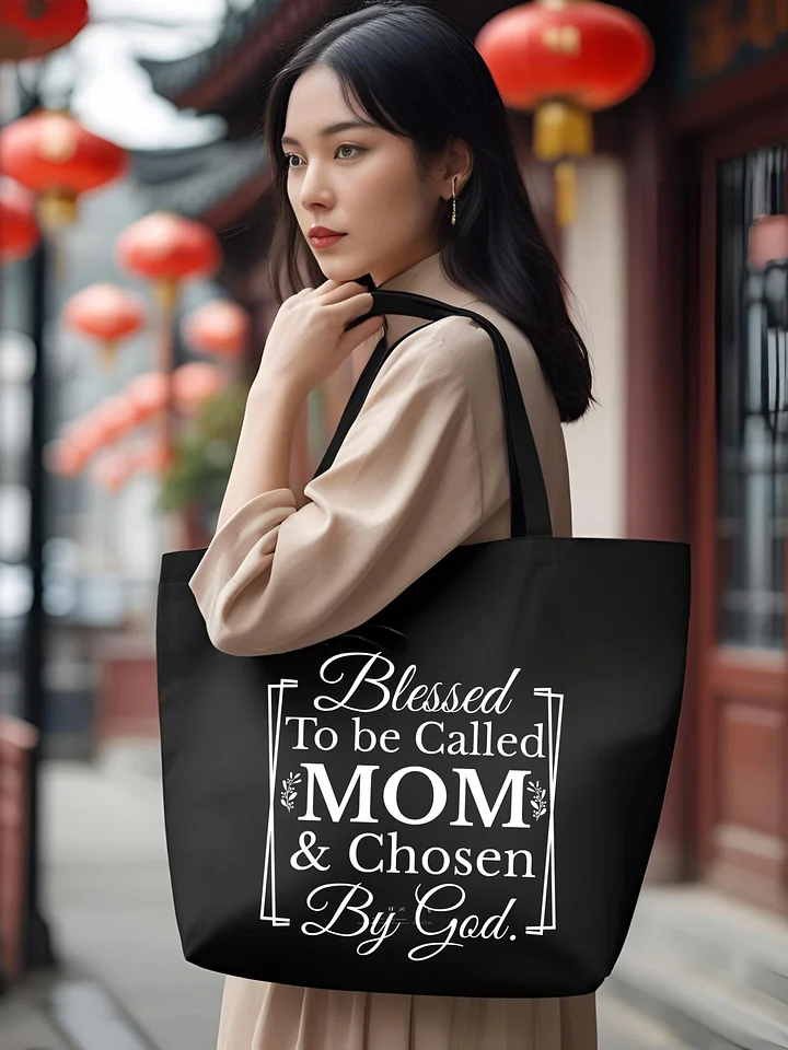 Chosen By God Mom, Eco Tote Bag product image (1)