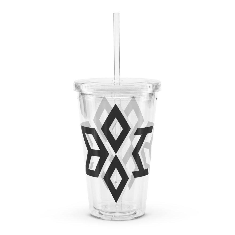 Chill Vibes Snowflake 16 fl oz Clear Double Wall Tumbler product image (1)