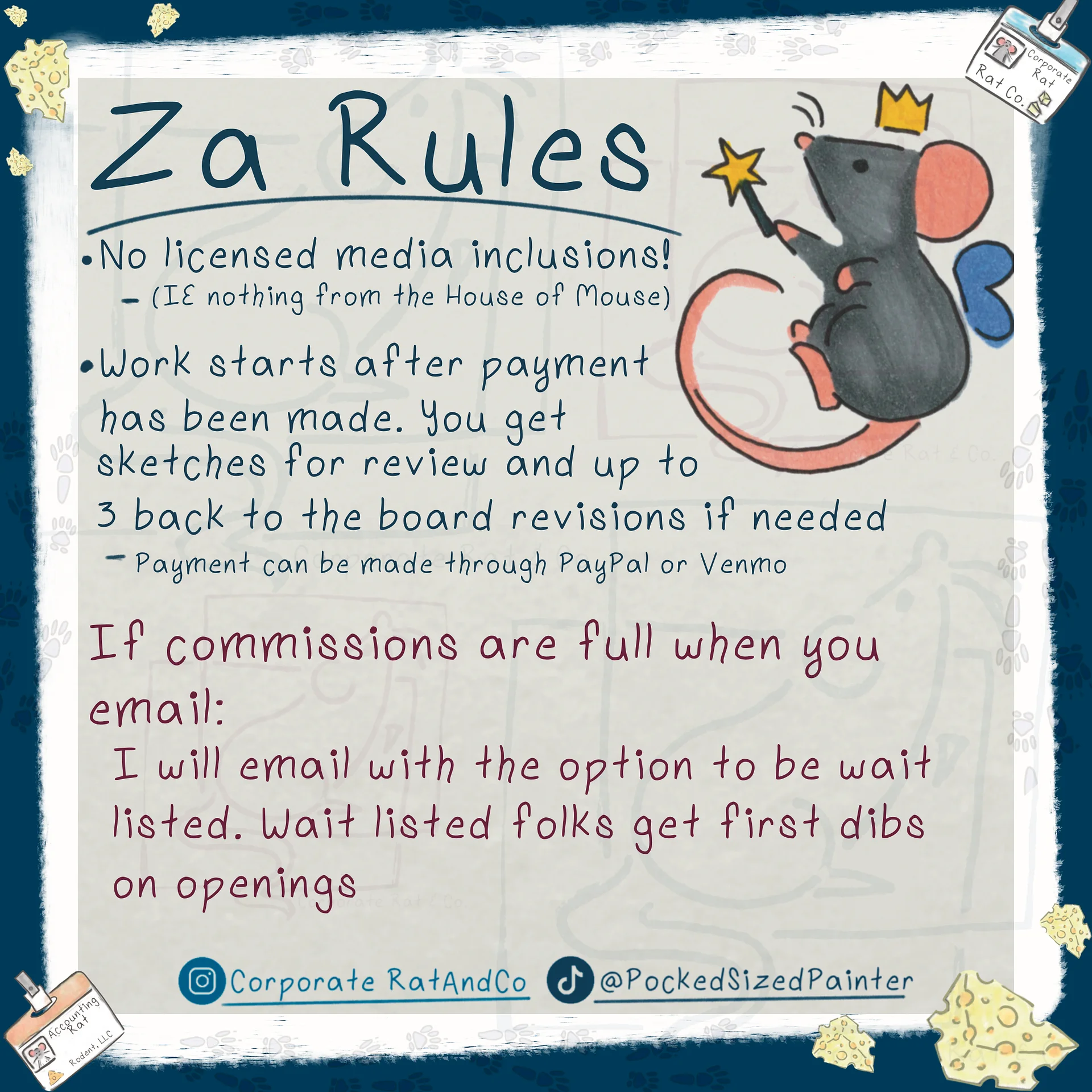 Career Rat Commission - Single Panel product image (2)