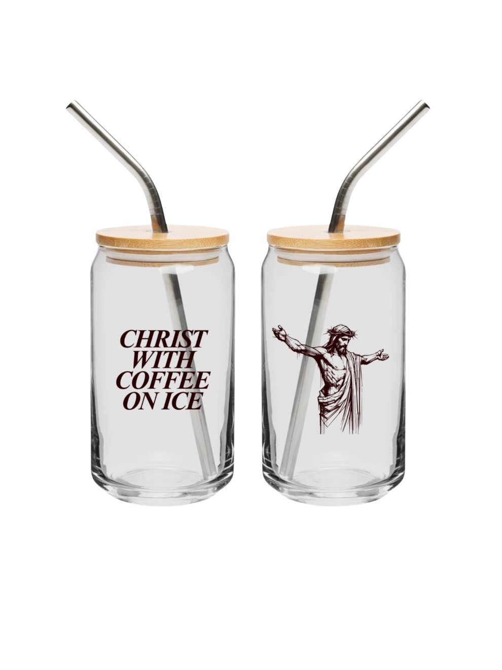 CWCOI glass tumbler - black product image (1)