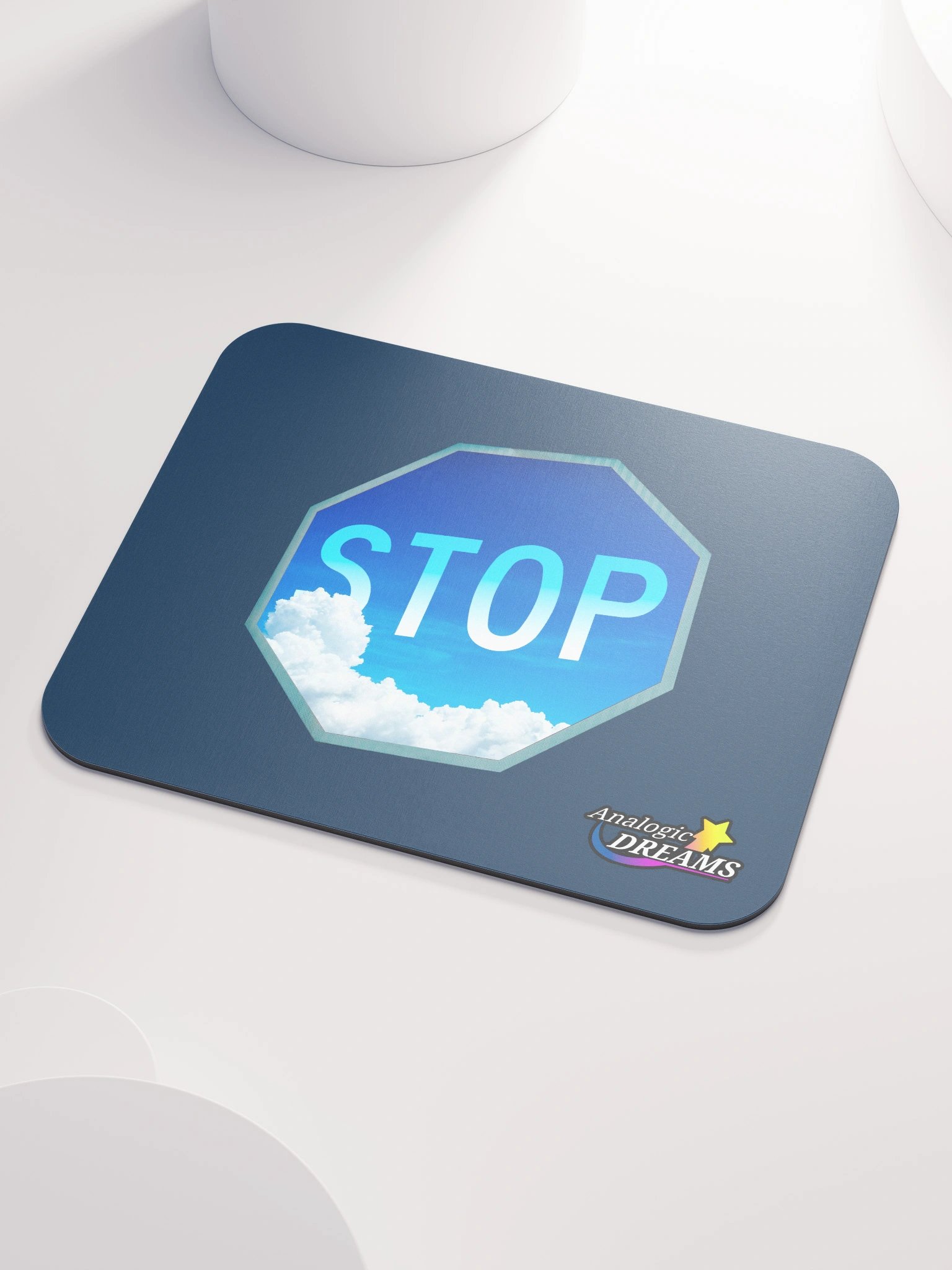 Stop Sign Clouds (Mouse Pad) product image (3)