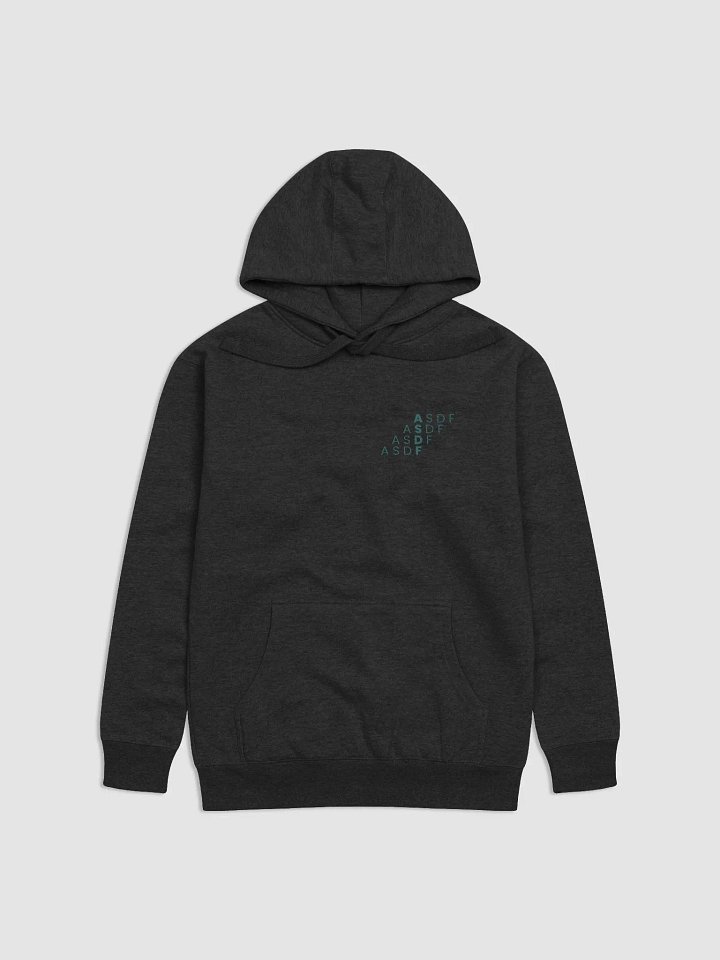 ASDF Hoodie (Teal Logo) product image (3)