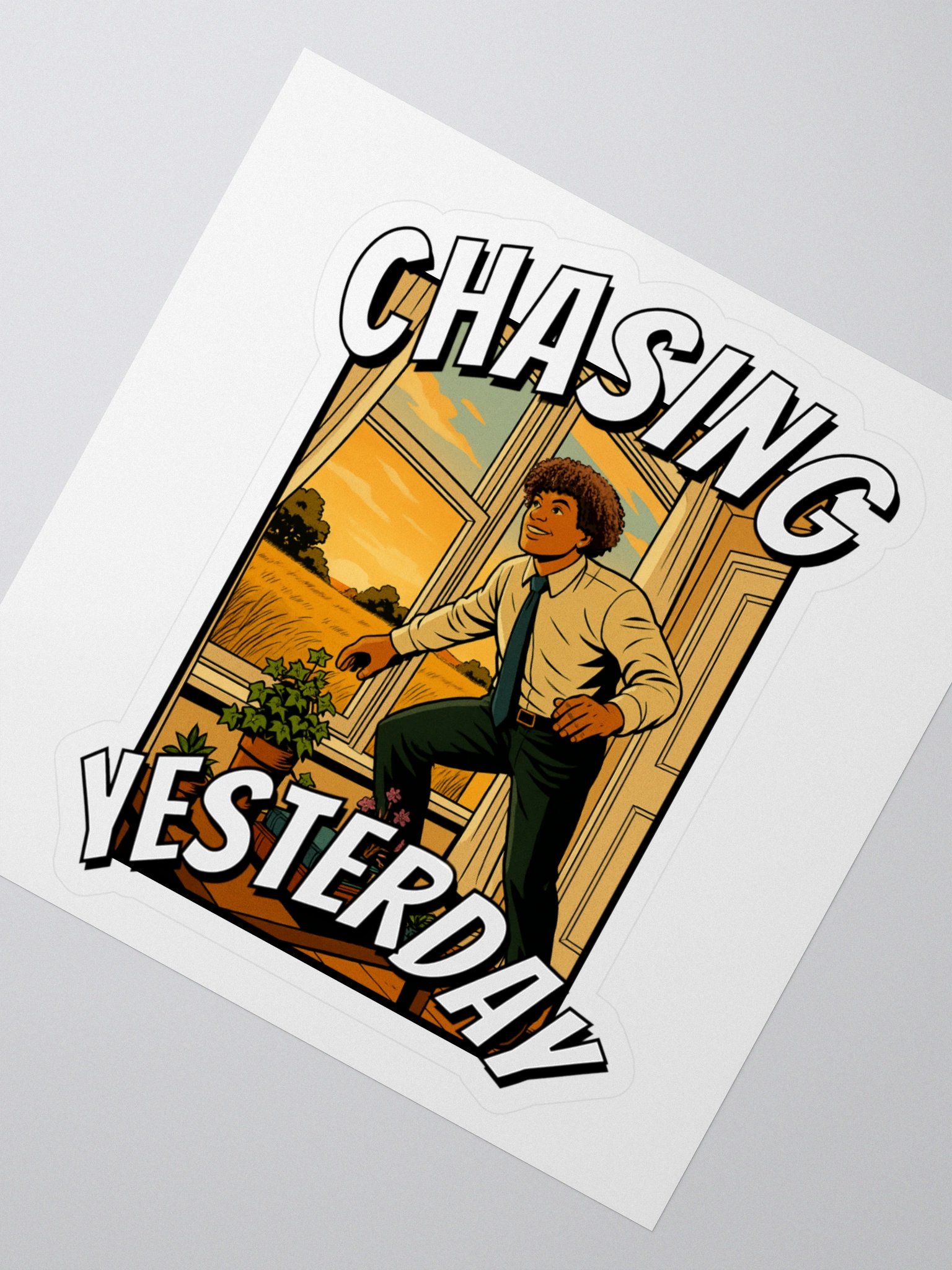 CHASING YESTERDAY Comic Sticker product image (2)