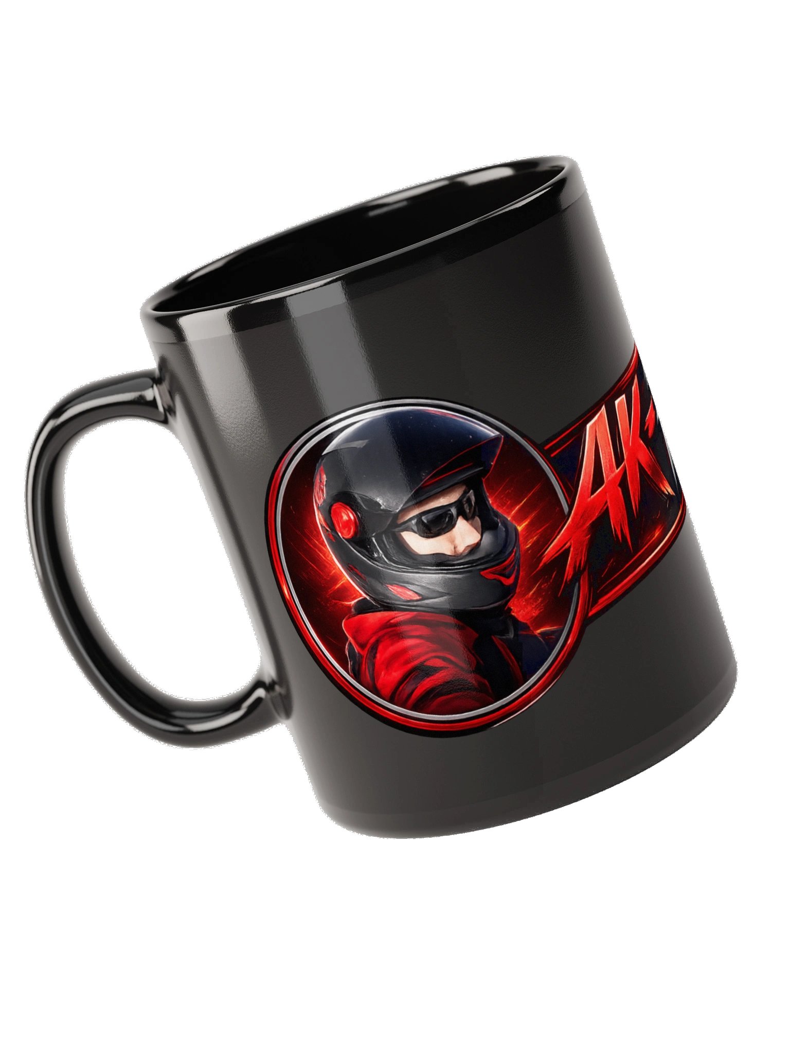 AK-Rex Black Glossy Mug product image (5)