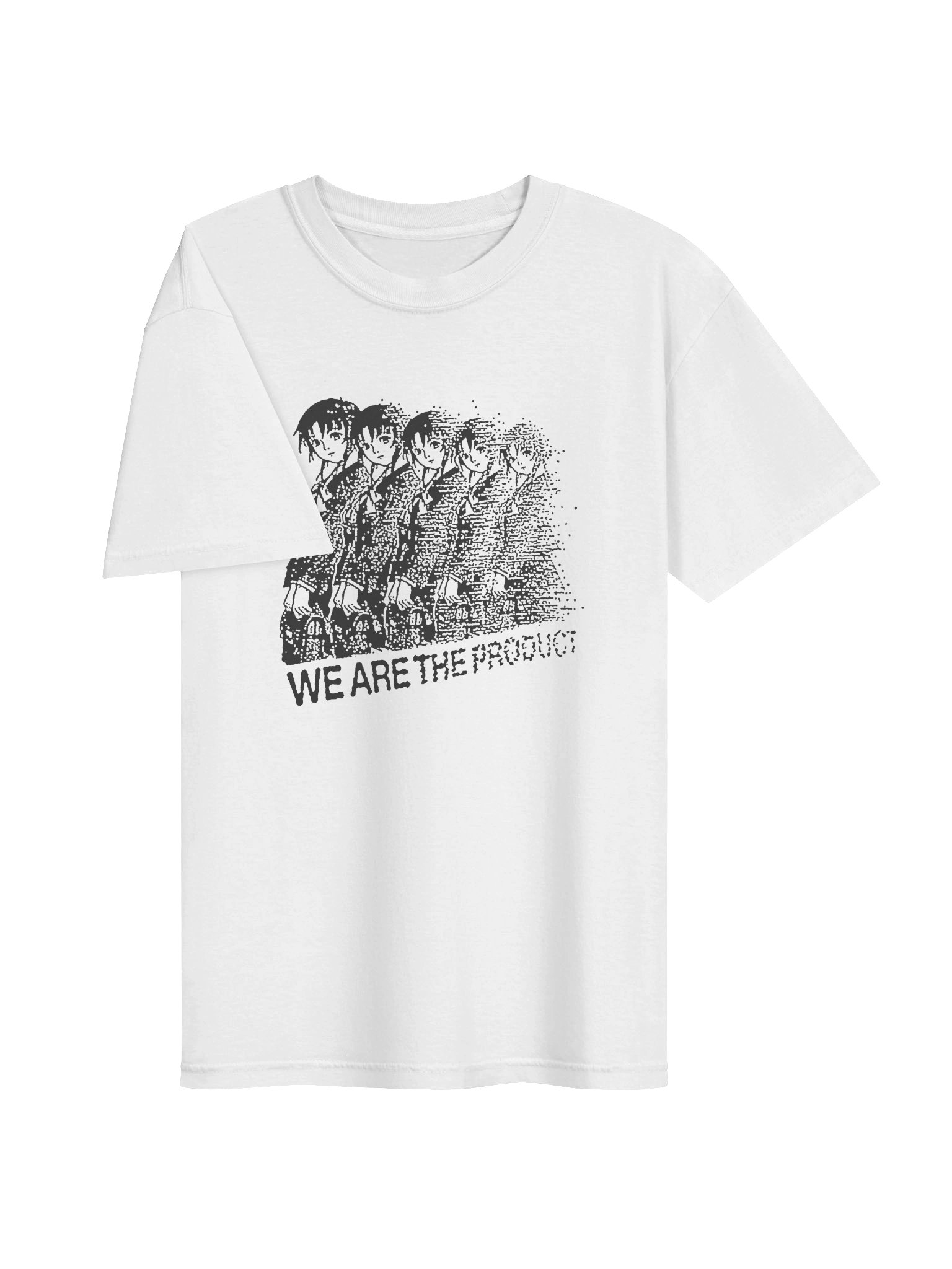 WE ARE THE PRODUCT ! T-shirt. white vers. product image (2)