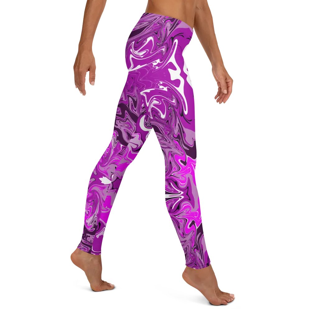 Pink Swirl All-Over Leggings product image (12)