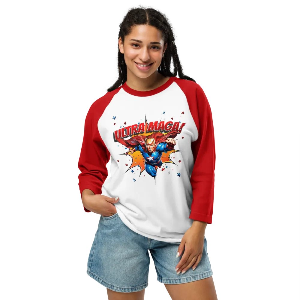 Ultra MAGA! - Unisex Jersey Raglan Tee product image (2)