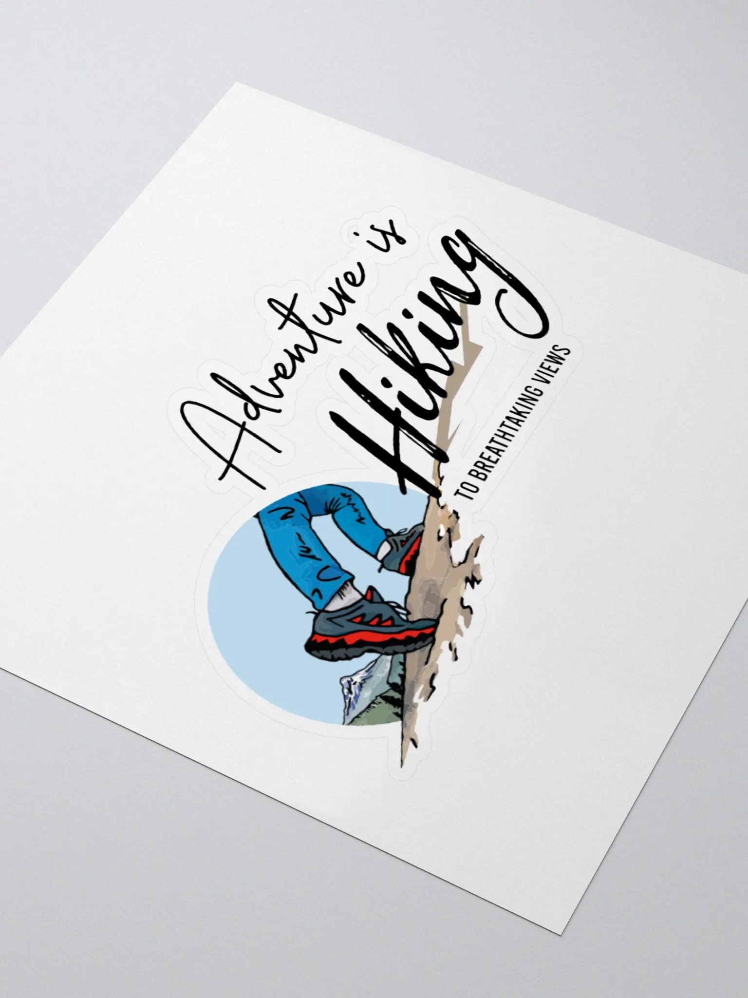 Sticker - Adventure is Hiking product image (3)