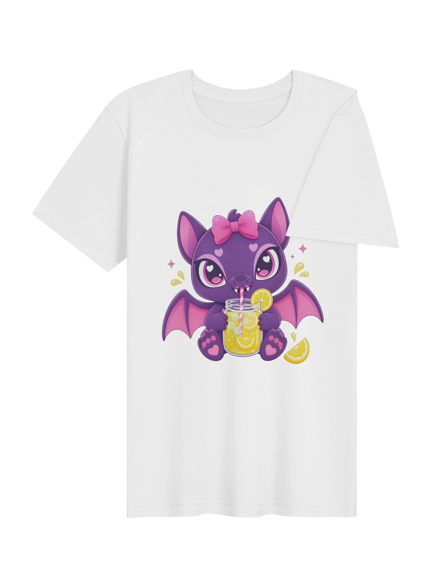 Bat Drinking Lemonade Tee product image (22)