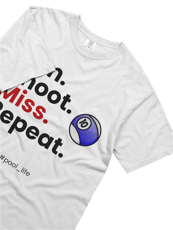 10-ball Pool Life T-shirt (White) product image (2)