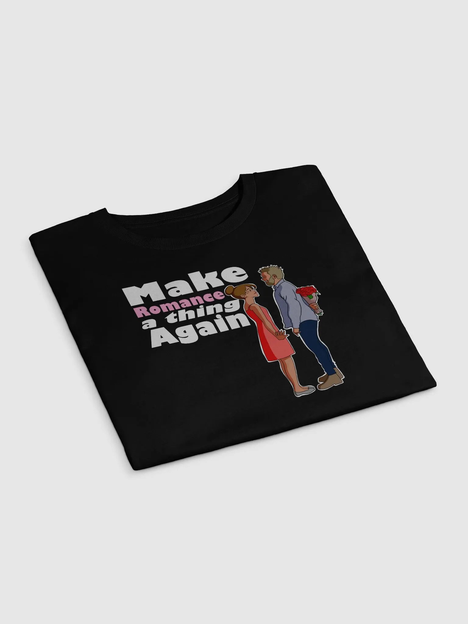 Make Romance a thing Again - premium CROP t-shirt product image (2)