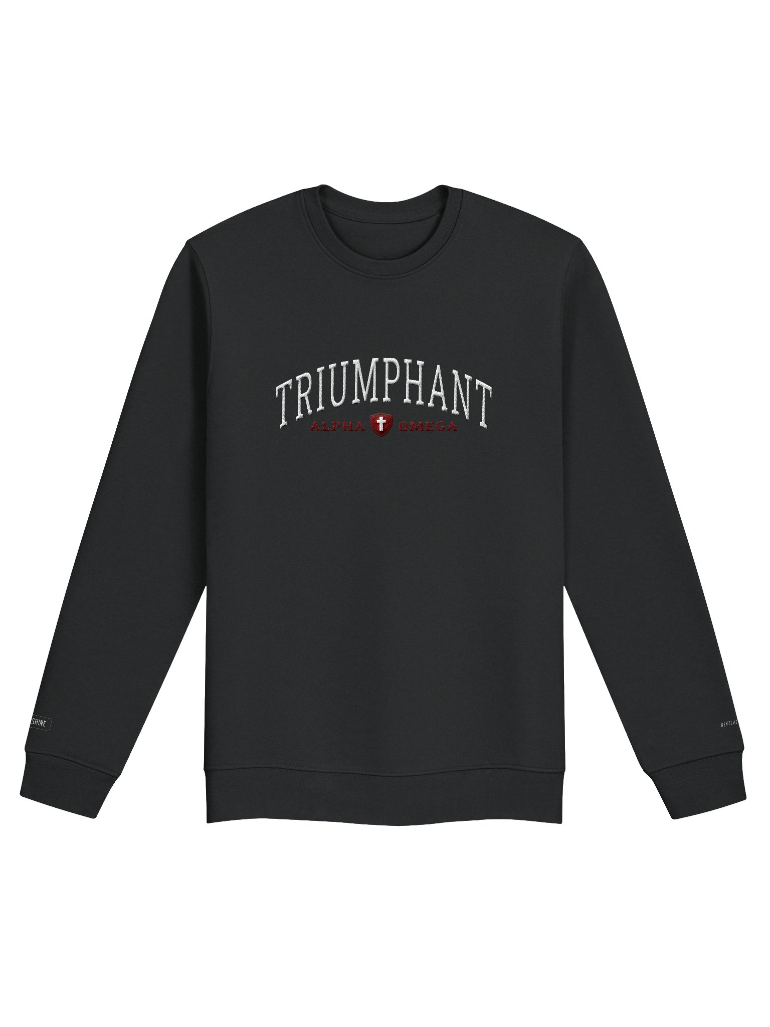 TRIUMPHANT - Embroidered Crewneck BLACK product image (1)