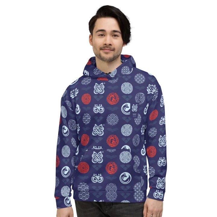 Mythical Motifs Unisex Hoodie A product image (2)