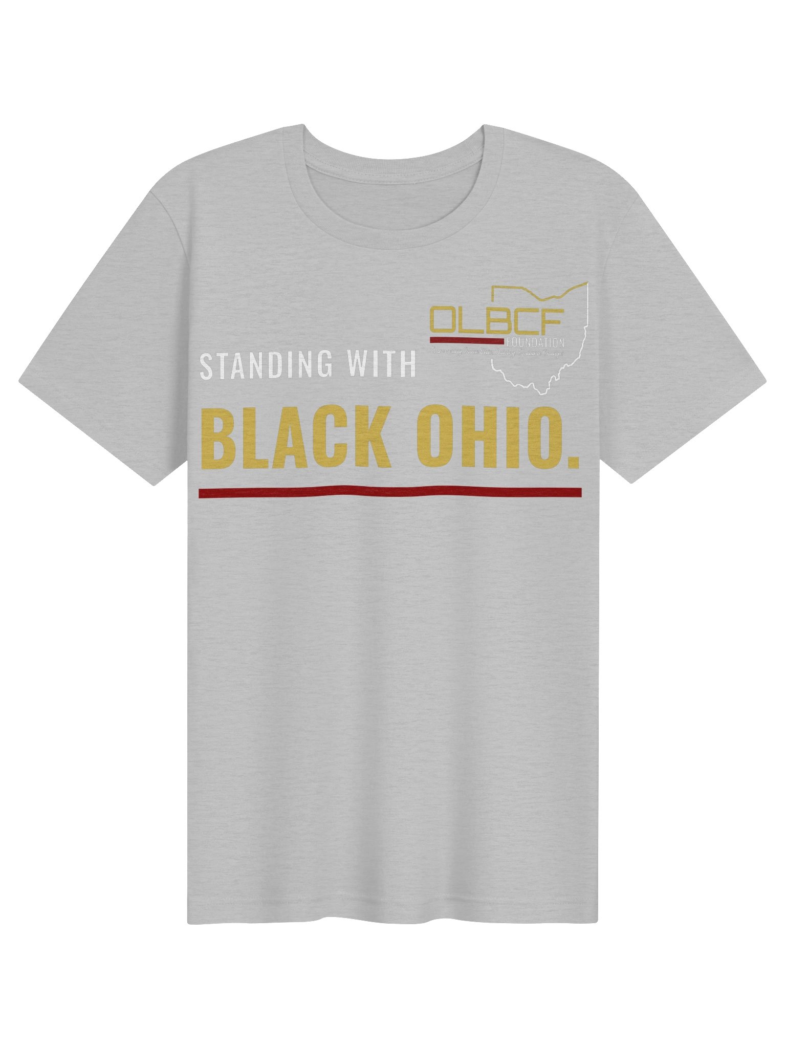 OLBCF Standing With Black Ohio Tee product image (1)