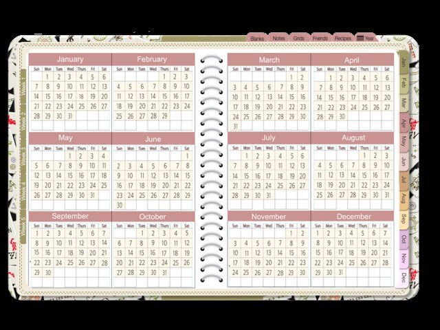 2024 Mahjong Digital Planner product image (4)
