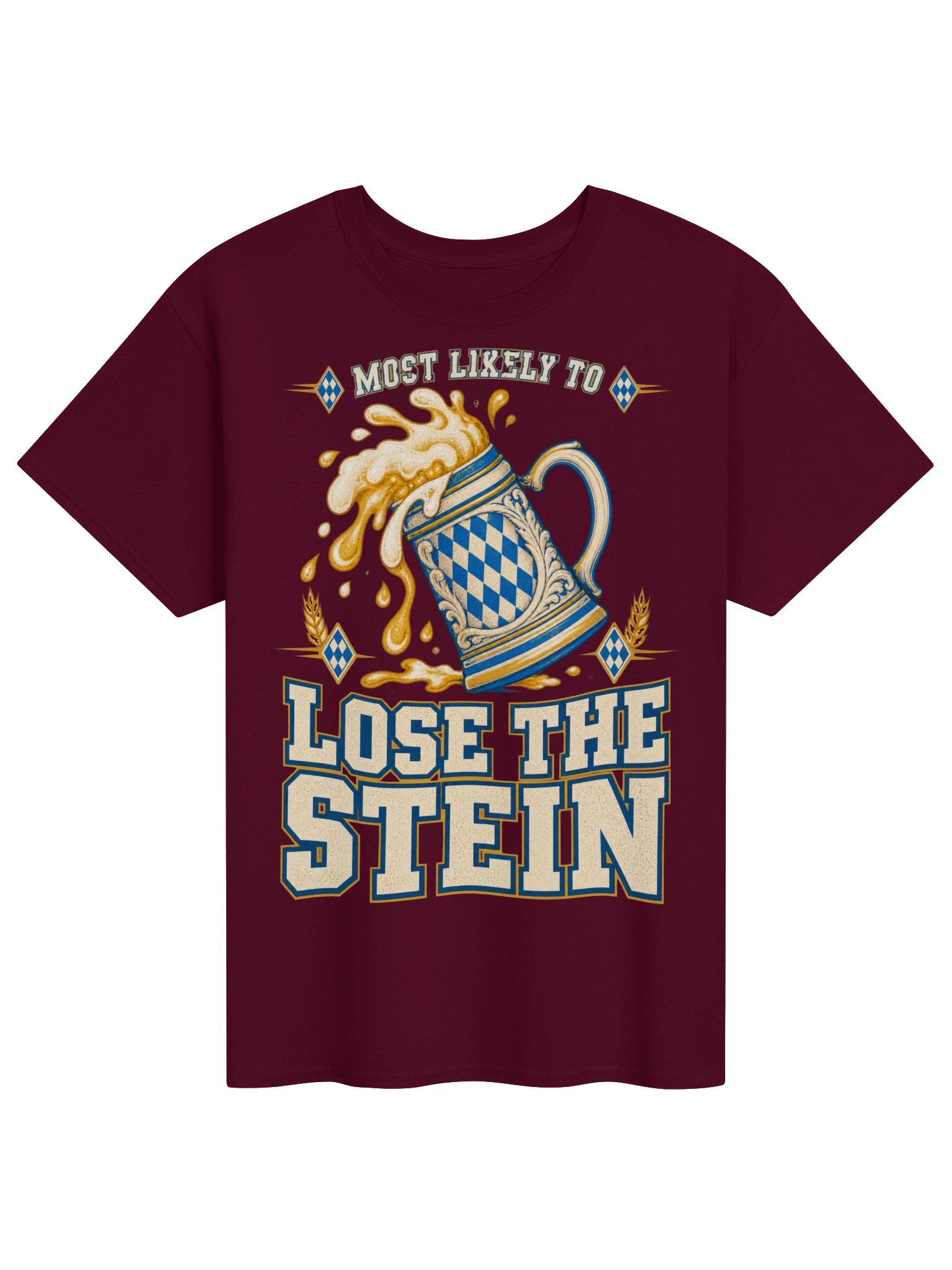 Most Likely to Lose the Stein Funny Oktoberfest Vintage Tee Description: product image (11)