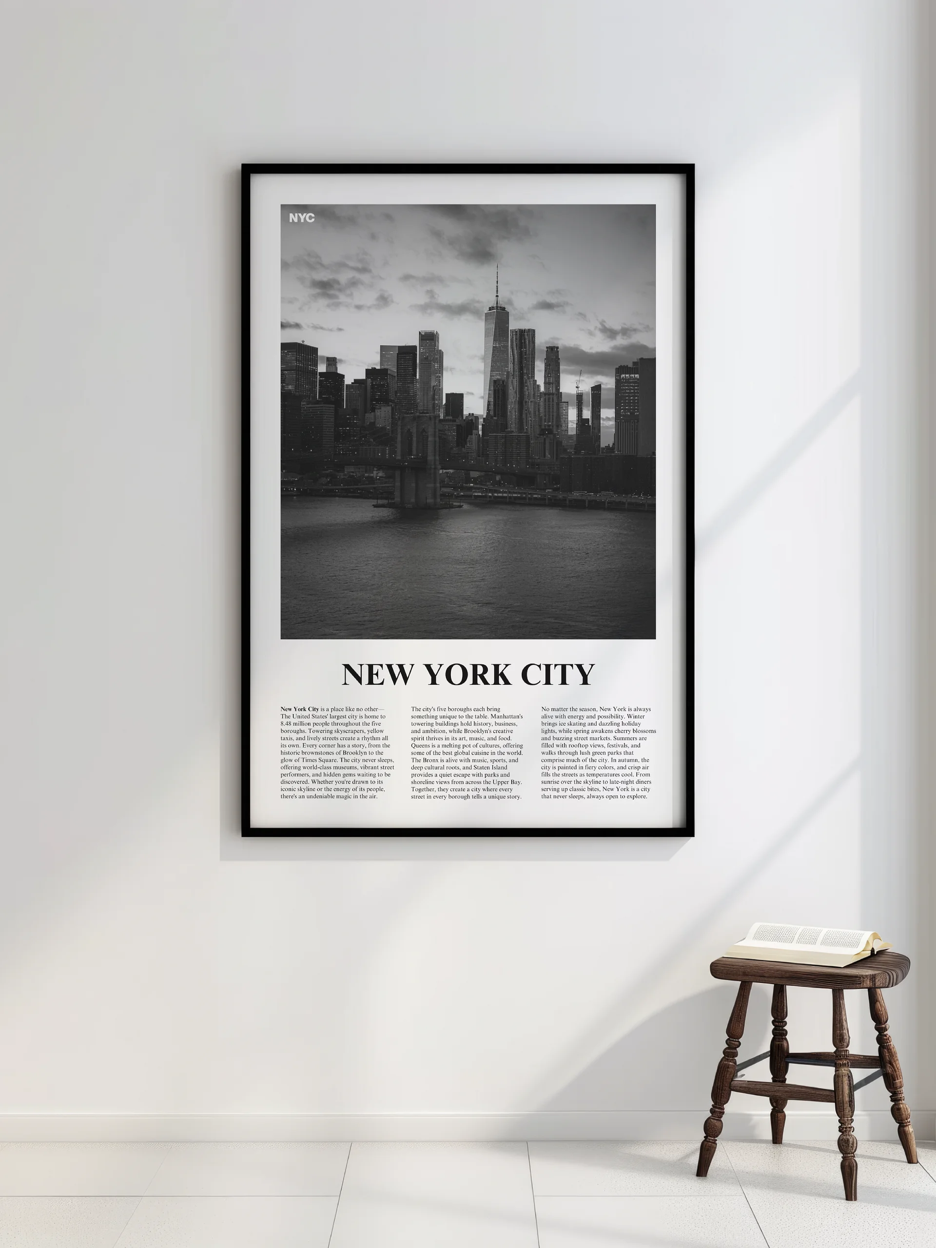 New York City 02 Newspaper Poster product image (2)
