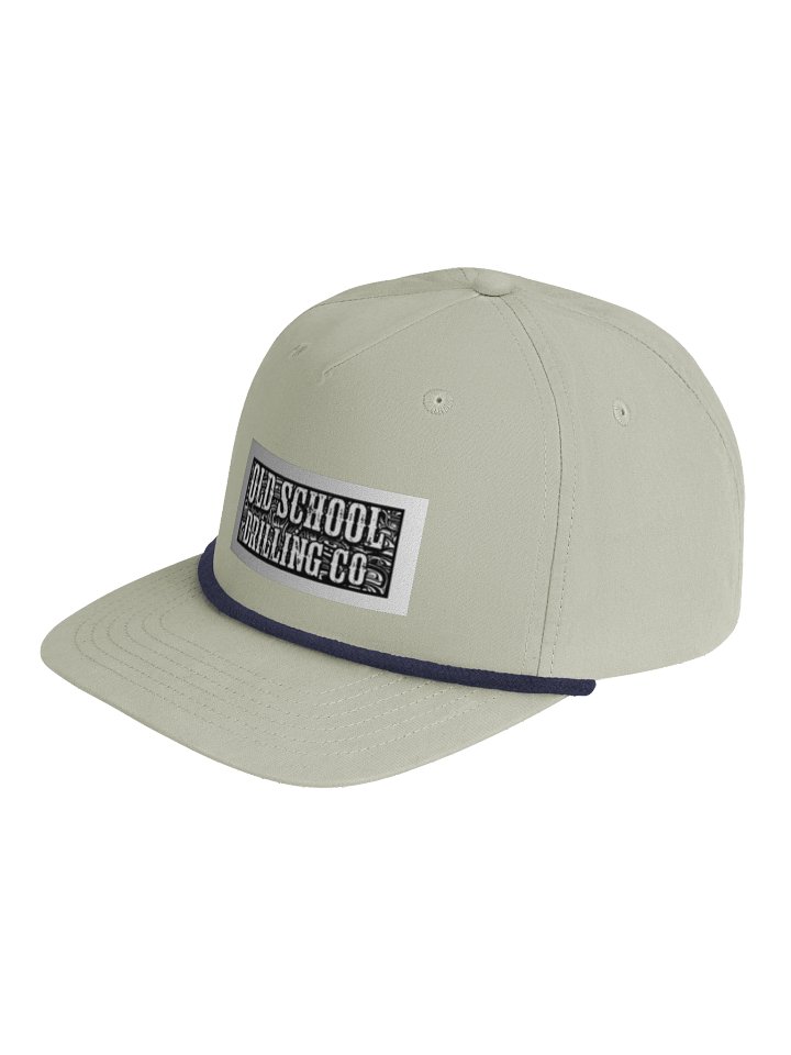 Gray "OLD SCHOOL DRILLING CO." Golf Rope Cap product image (1)