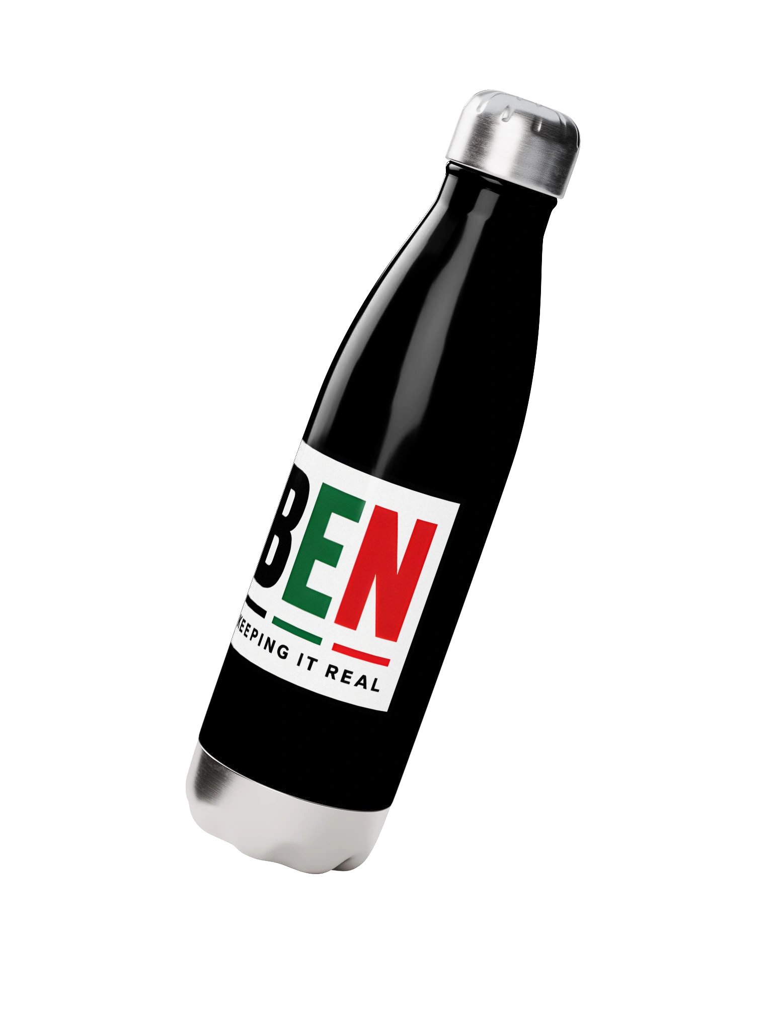 BEN “Keeping It Real” Stainless Steel Water Bottle product image (2)