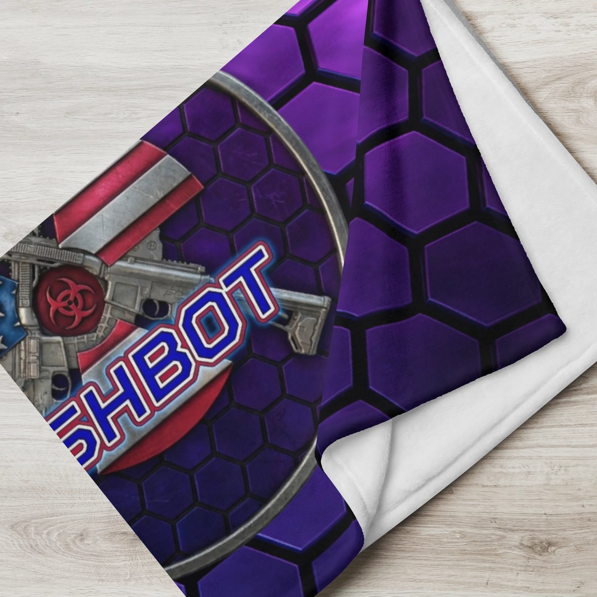Ashbot 3D Logo Blanket product image (2)