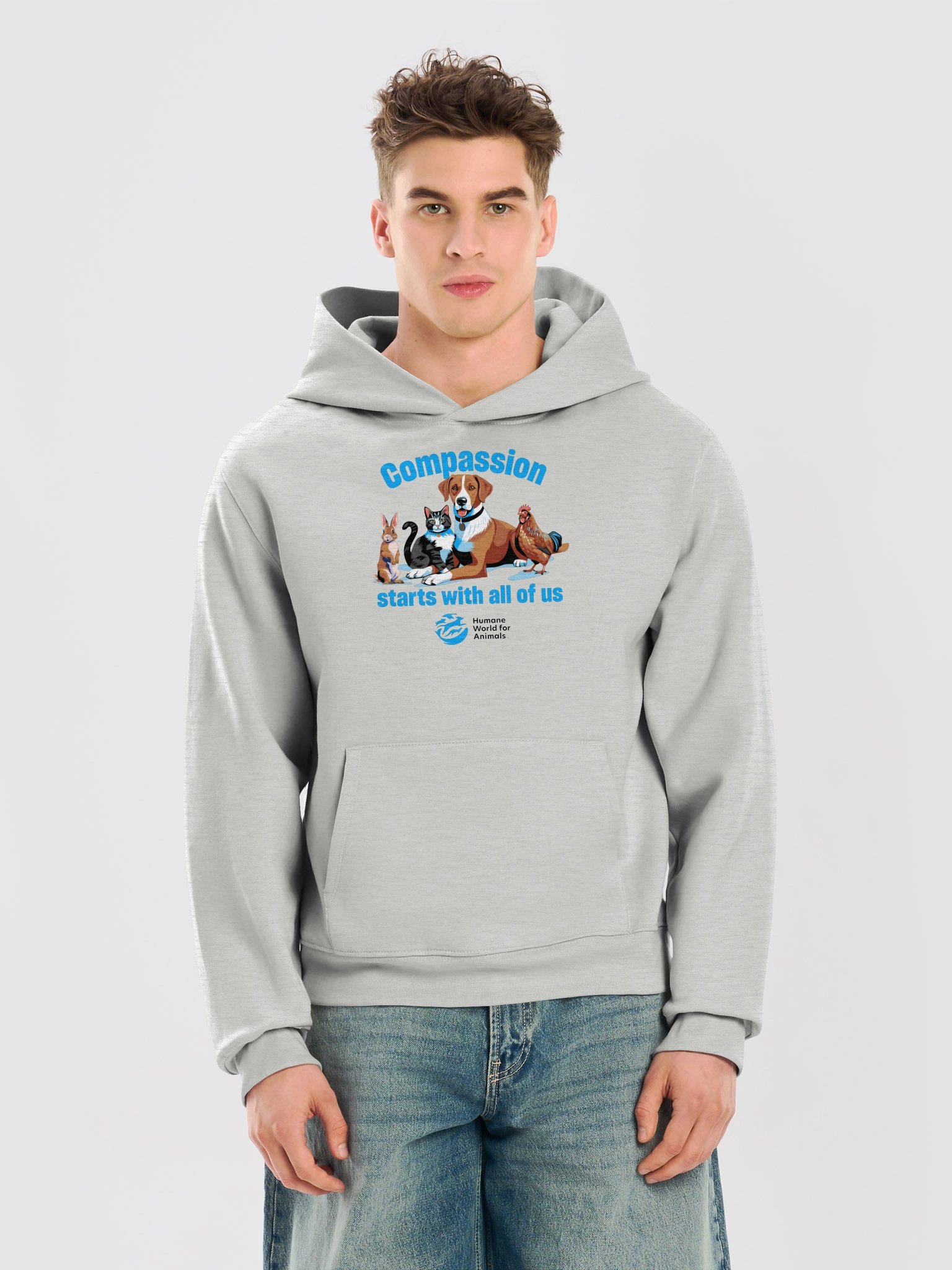 Compassion starts with all of us - Illustration - Hoodie product image (9)