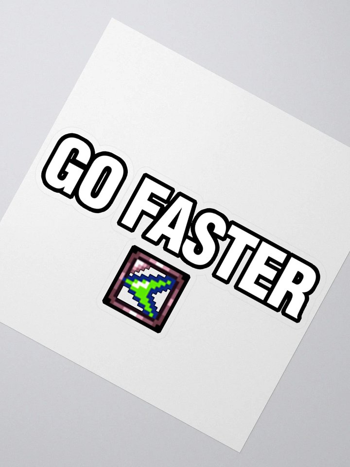 Go Faster - Speed Sticker product image (5)