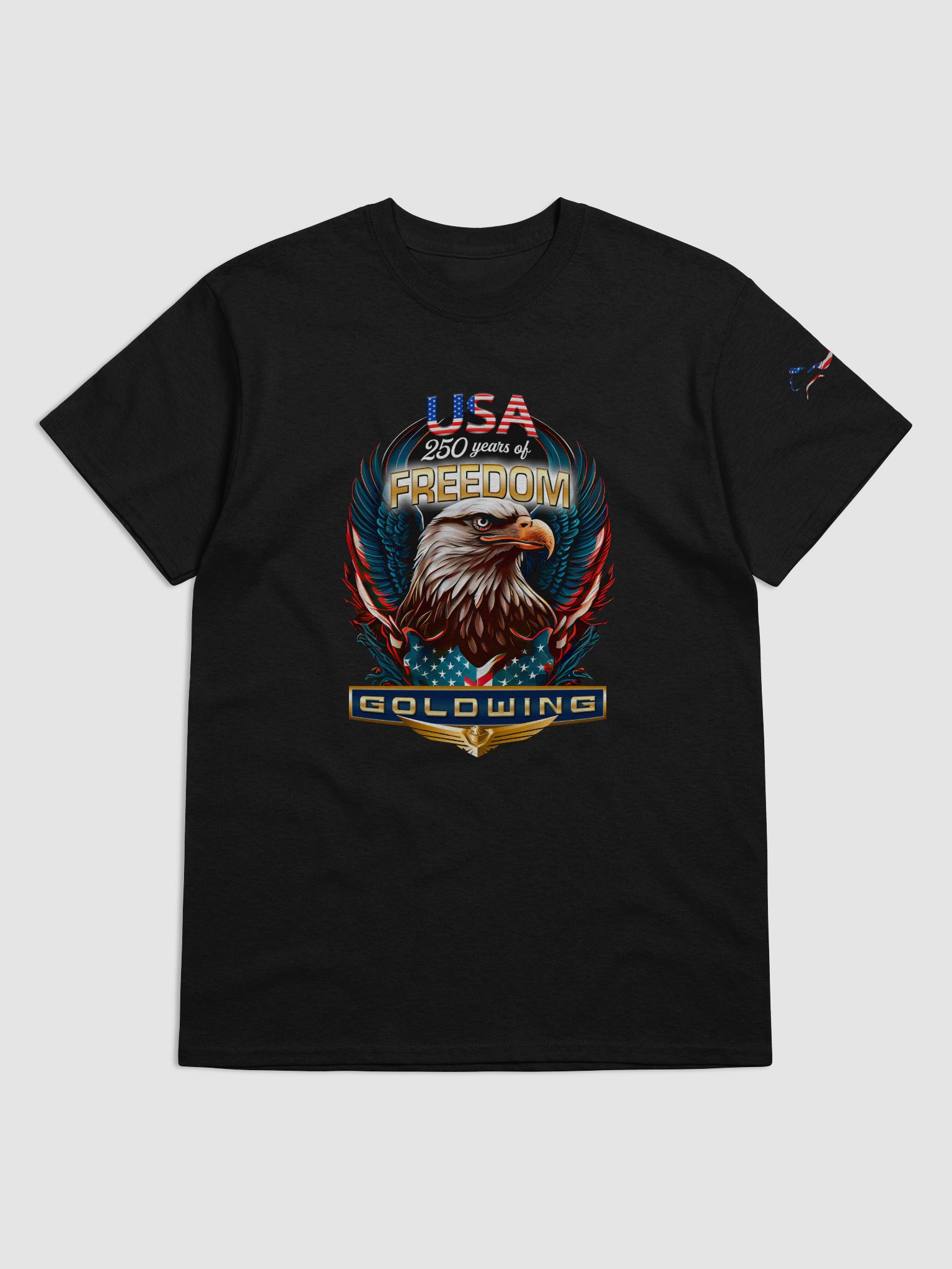 America 250 GOLDWING Tee Shirt (Front and Back) product image (5)