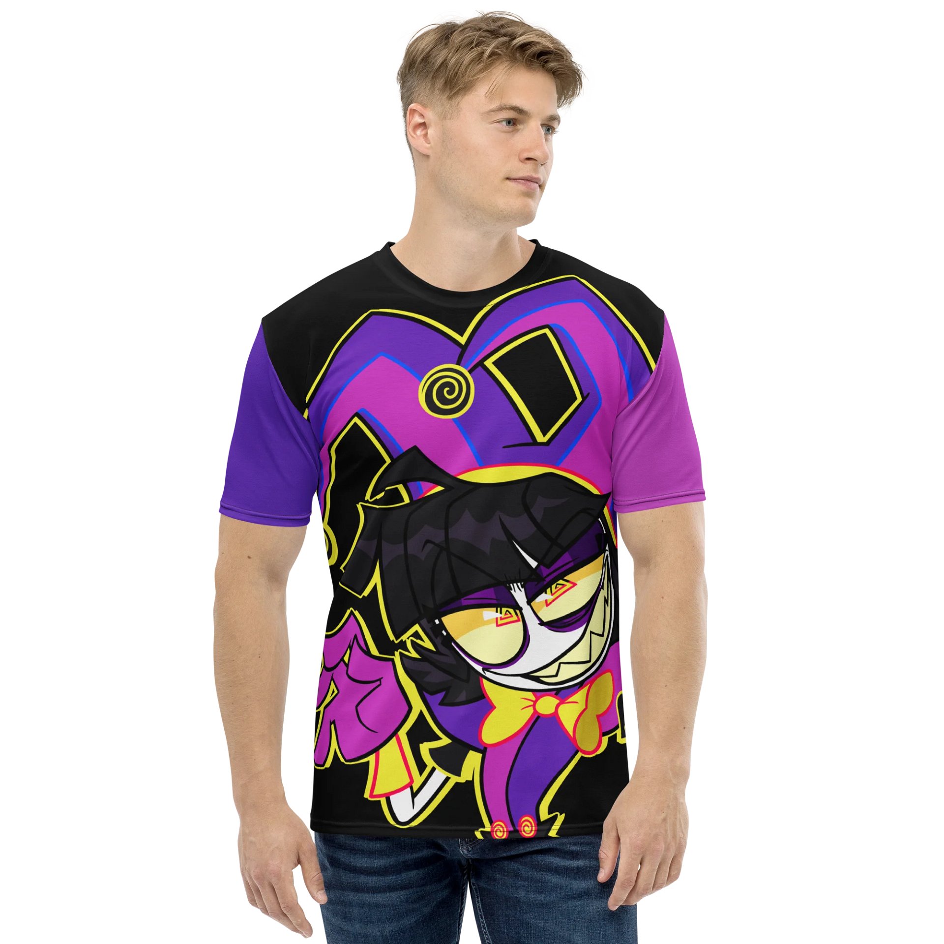 A Little Bit Bad - POX All Over Short Sleeve (Purple/Pink Sleeves) product image (1)
