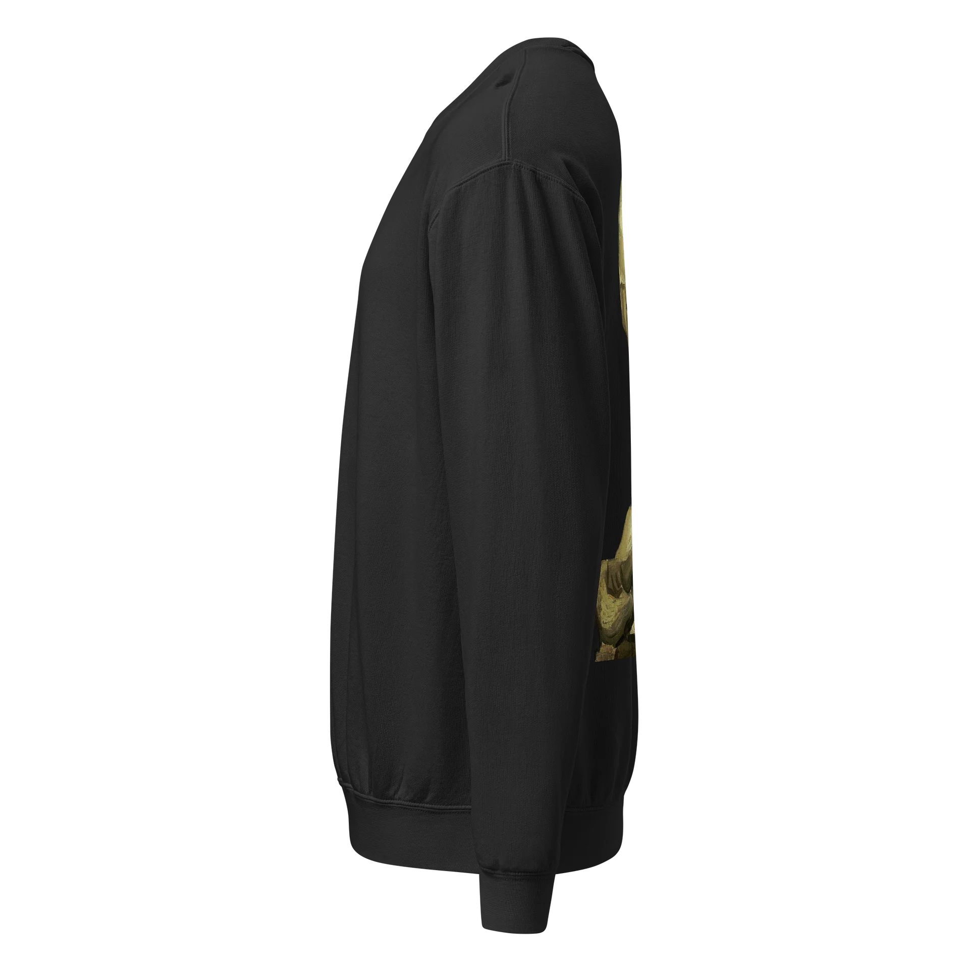 Van Gogh Skull of a Skeleton with Burning Cigarette Graphic Sweatshirt product image (3)