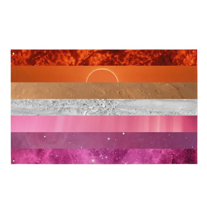 Lesbian Space Pride Flag product image (1)