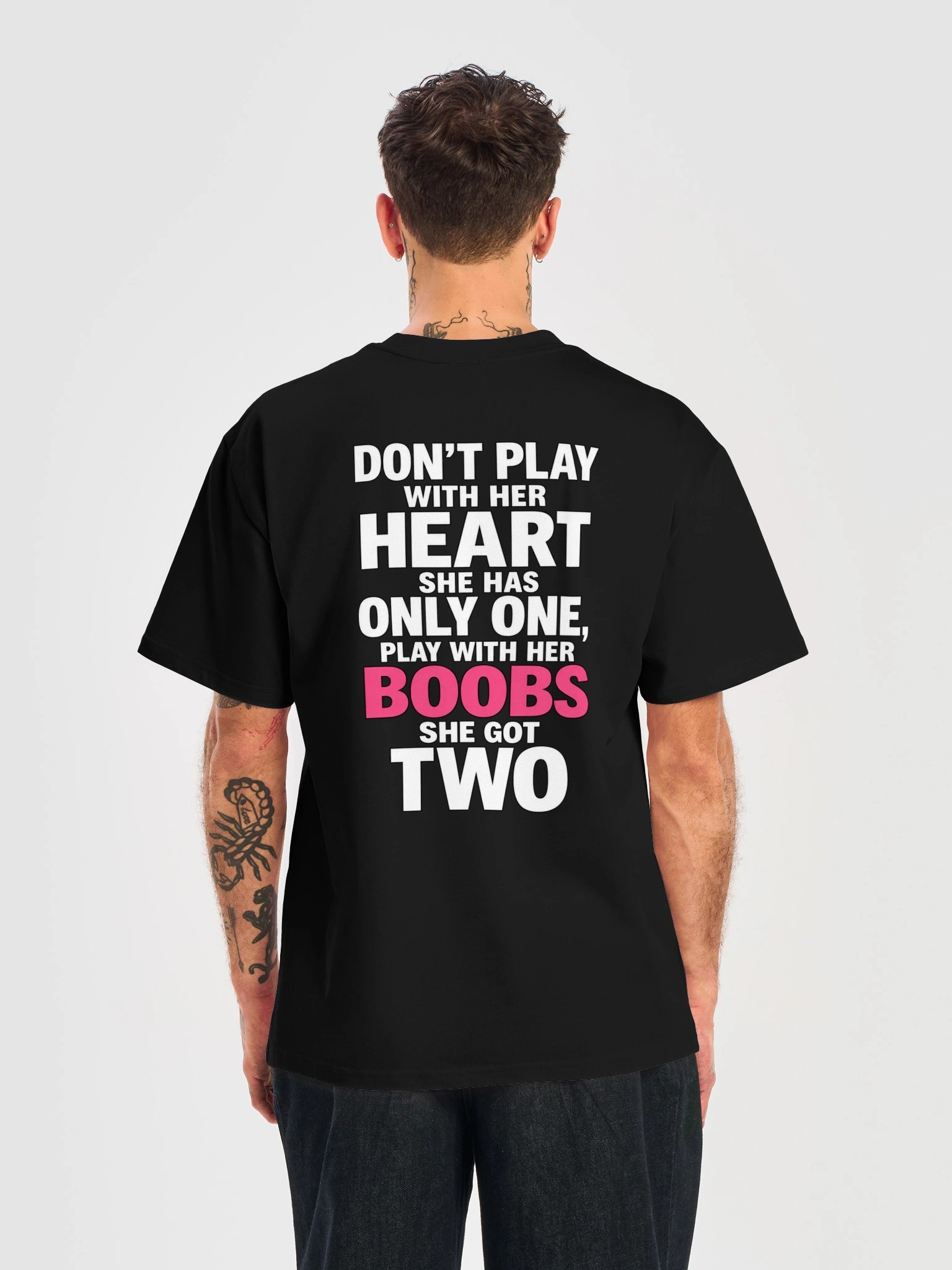 DON'T PLAY WITH HER HEART SHE HAS ONLY ONE T-Shirt product image (2)