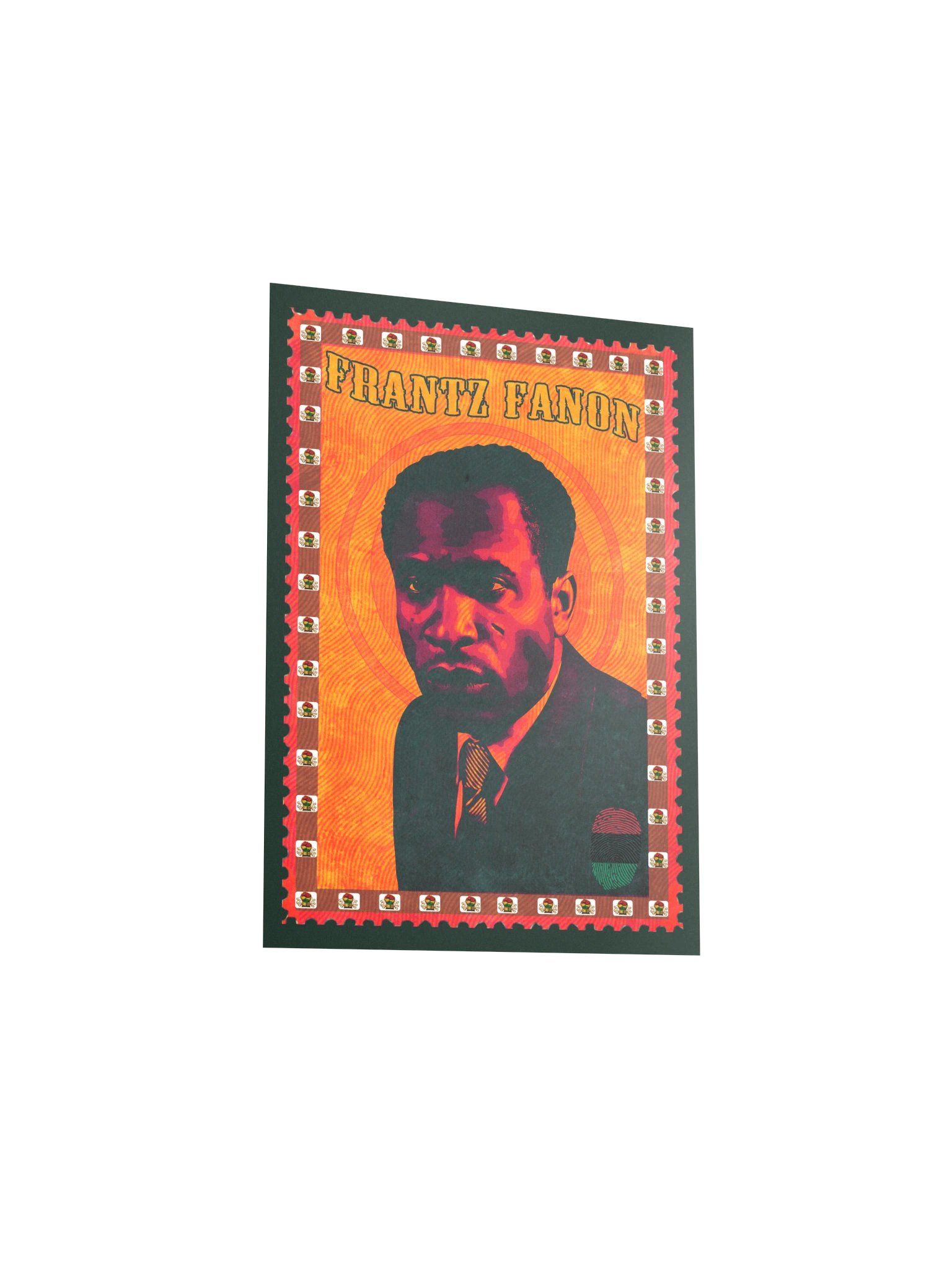Frantz Fanon Vintage Postage Stamp Poster | Pan-African Wall Art product image (5)