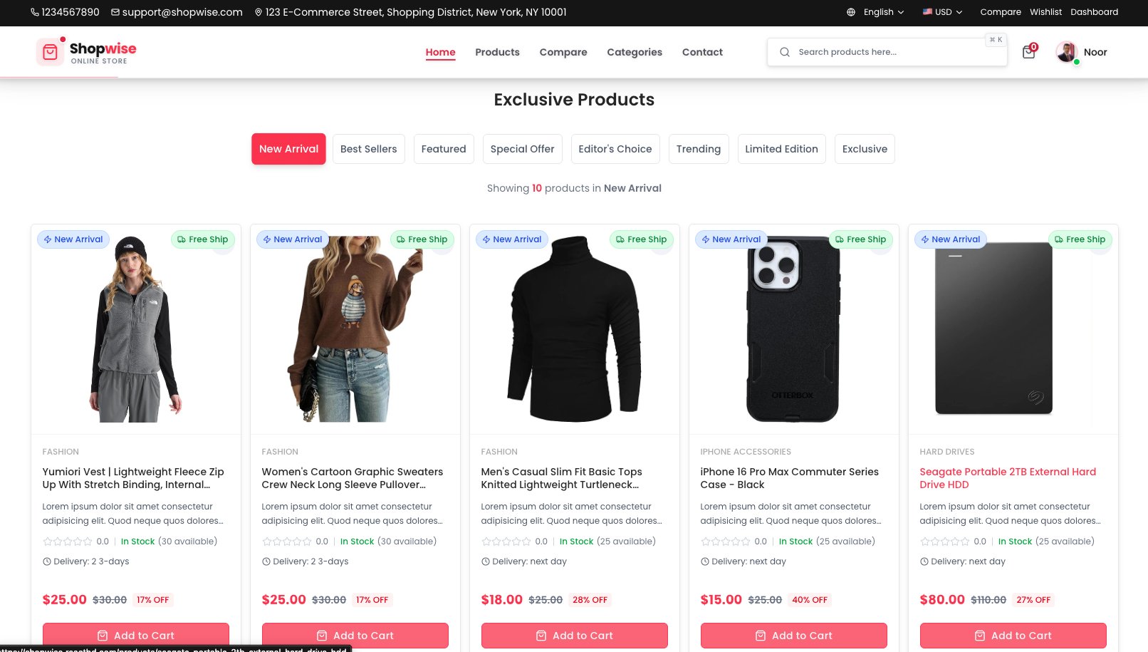 Shopwise - The Ultimate Next.js 16 E-Commerce Solution product image (3)