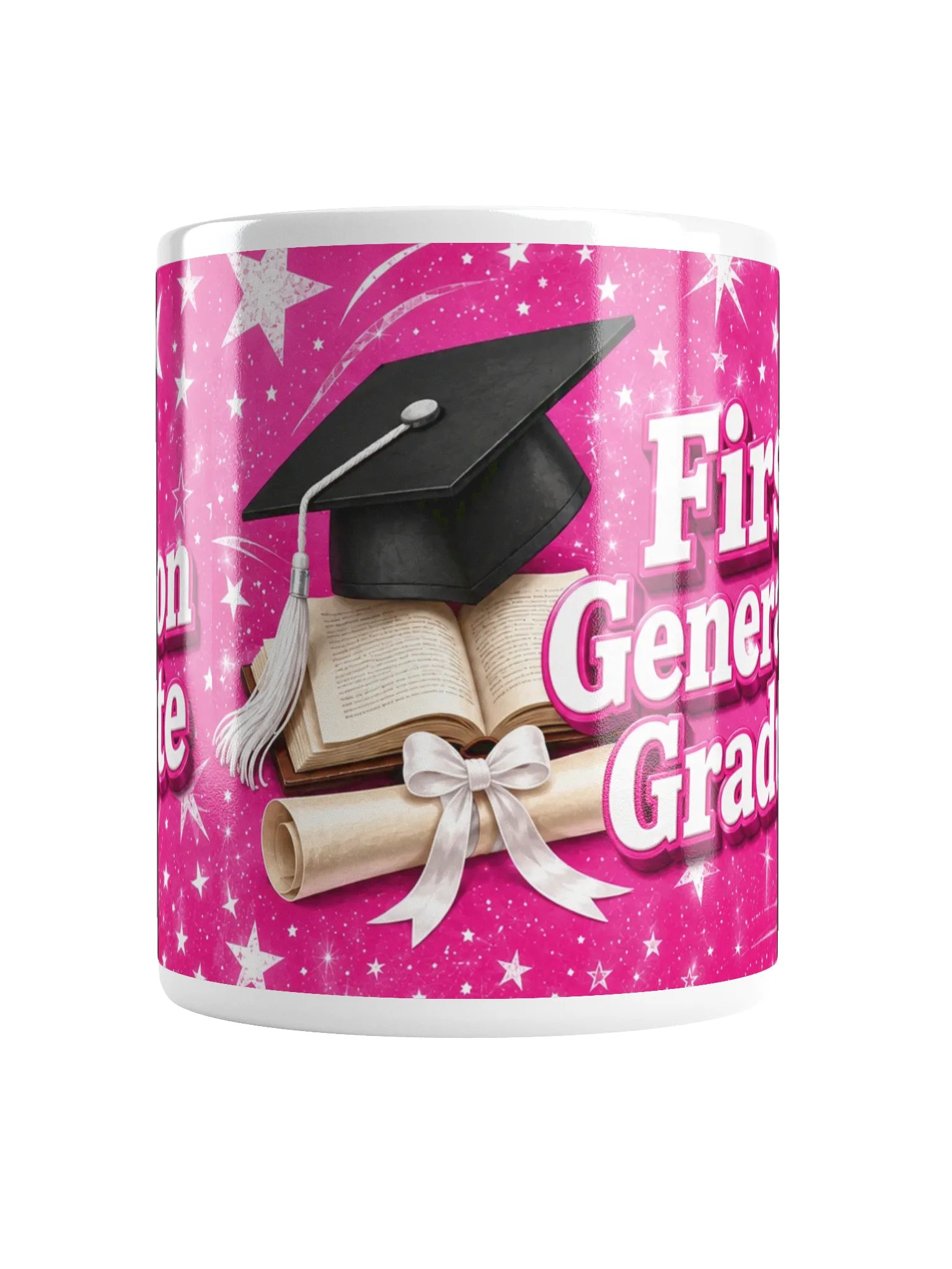 First Generation Graduate — White Glossy Graduation Mug 15oz product image (2)