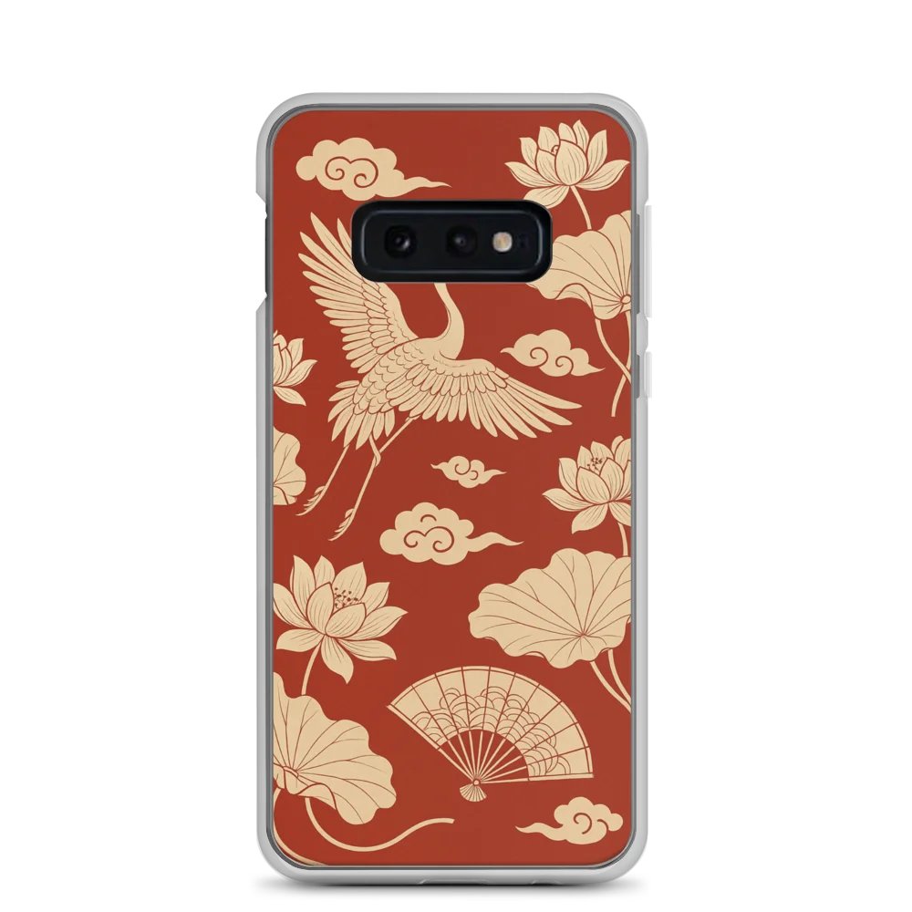 Stylized Crane and Lotus Samsung® Case product image (3)