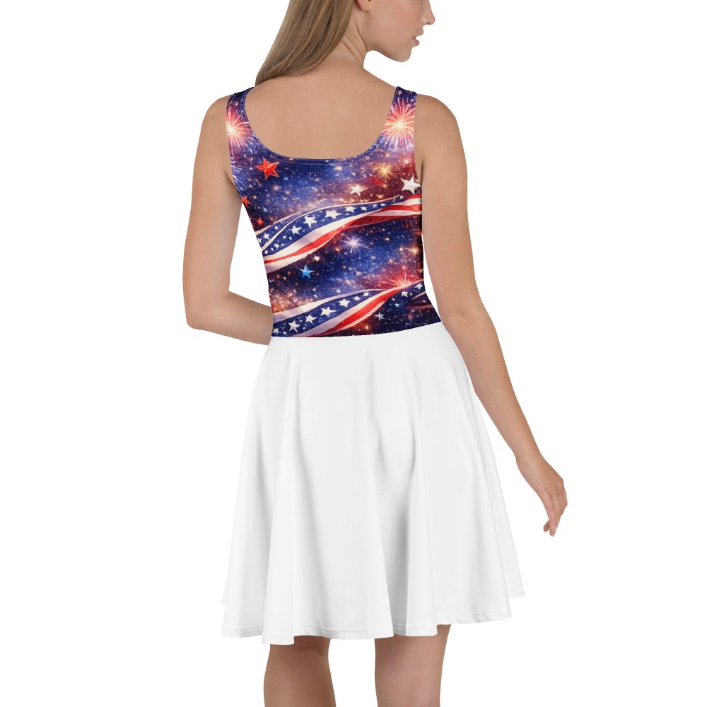 Red Truck American Skater Dress product image (4)