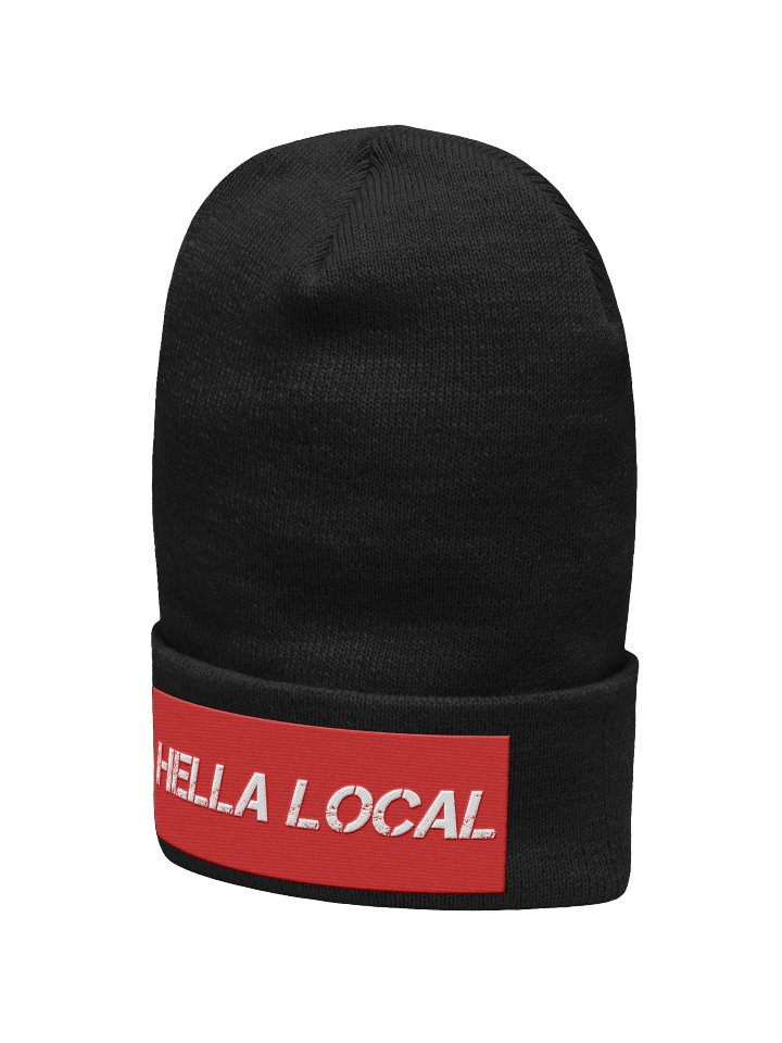 Hella Local black beanie product image (2)